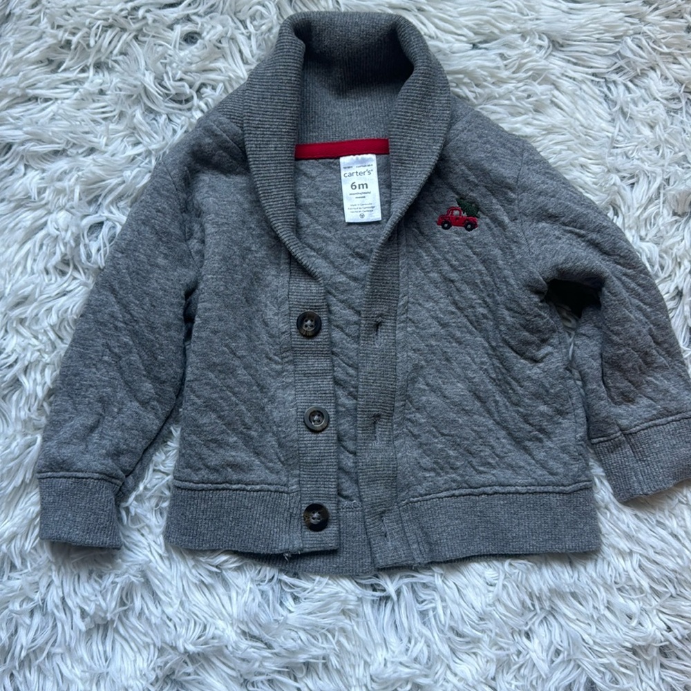 Carter’s | Quilted Christmas Cardigan | 6 Months